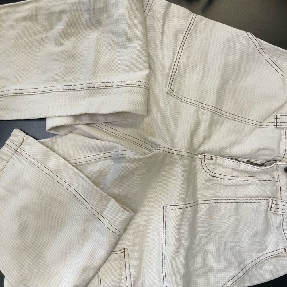 PACSUN Cream Jeans